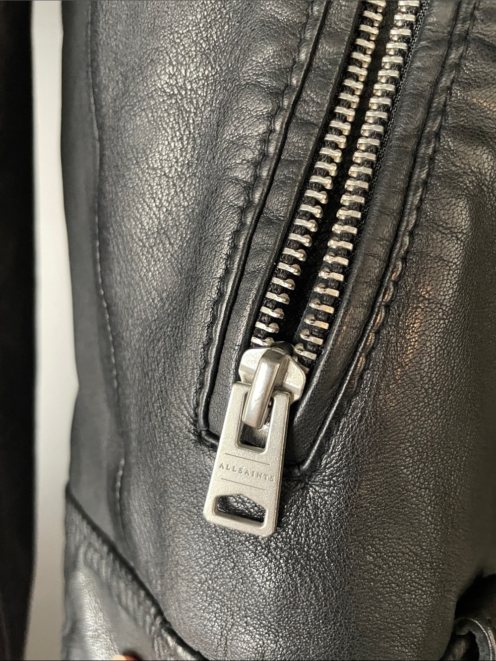 All Saints Lomi Leather Jacket - Picture 4 of 7